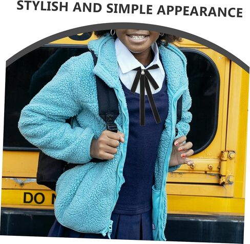 BESPORTBLE Pre Tied Bow Tie for Girls Adjustable School Uniform Necktie Cute Bowknot for Daily Wear and Cosplay Accessory for Students in Kuwait