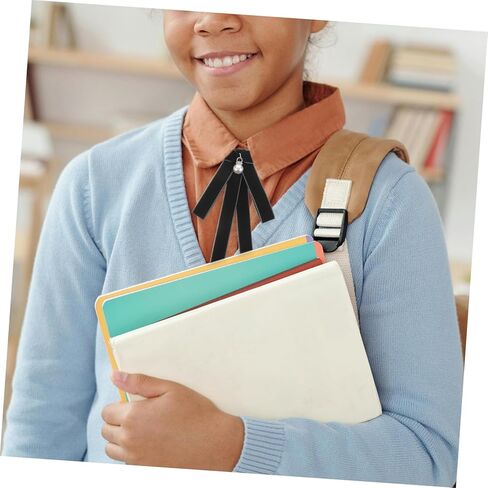 BESPORTBLE Pre Tied Bow Tie for Girls Adjustable School Uniform Necktie Cute Bowknot for Daily Wear and Cosplay Accessory for Students in Kuwait