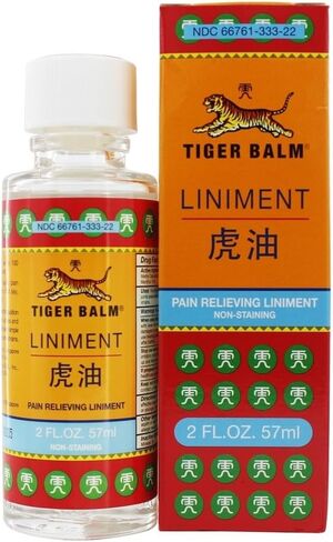 Tiger Balm Liniment, 2 oz. – Sore Muscle and Joint Relief Liniment Oil – Back Relieving Oil – Topical Joint Discomfort Relief in Saudi Arabia