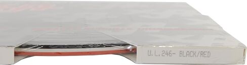 Universal Ultra-Lite 0216246 - Auto Customizing 2-Color Dual Pinstripe - 3/16" x 150' (1/16" Stripe, 1/16" Gap, Then 1/16" Stripe) - 246-Black/Red in Kuwait