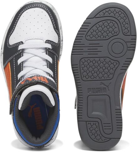 PUMA Rebound Layup Synthetic Leather Street Ball Hook and Loop (Little Kid) in Saudi Arabia