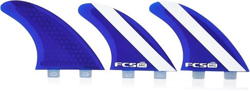 FCS ARC Performance Core Surfboard Tri Fin Set - Orange /Black in Kuwait