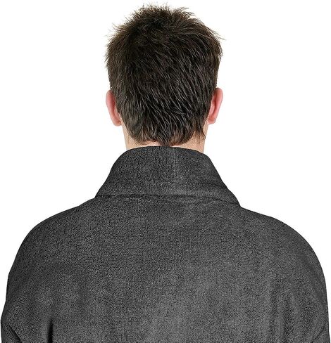 Luxury Cotton Terry Shawl Collar Bathrobe for Men & Women 100% Combed Terry Unisex Spa Robe in Saudi Arabia