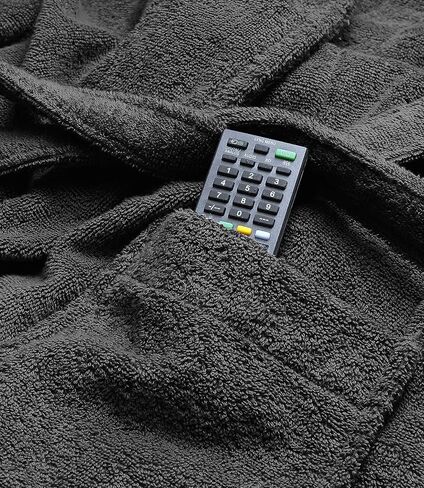 Luxury Cotton Terry Shawl Collar Bathrobe for Men & Women 100% Combed Terry Unisex Spa Robe in Saudi Arabia