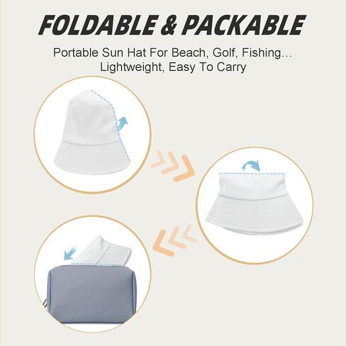 Fashion Bucket Hat Cotton Summer Beach Sun Hat for Women Men Teen in Saudi Arabia