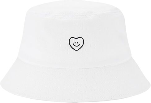 Fashion Bucket Hat Cotton Summer Beach Sun Hat for Women Men Teen in Saudi Arabia