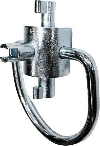 أداة HVAC 3-in-1 Multi Key Tool و 2 Pink Brass 1/4 بوصة Caps Caps Caps Safe Cafficivate Your AC Systems والبيئة من الفوضى المفقودة أو العرضية. ECWB ، الأحمر (3in1) in Kuwait