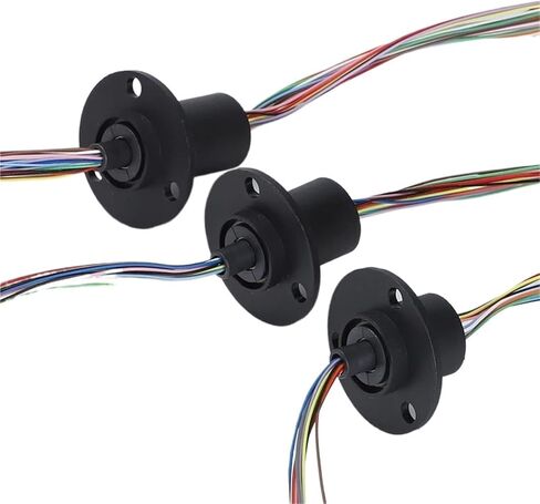 1PCS Conductive Slipring 360degree Rotation Connector Joint Outer Dia 12.4mm/22mm 2A/5A/2.5A/20A/30A Collector Ring(Dia 12.4mm 6CH 2A) in Saudi Arabia