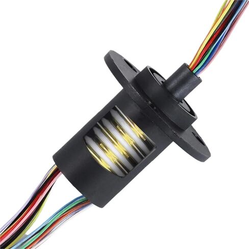 1PCS Conductive Slipring 360degree Rotation Connector Joint Outer Dia 12.4mm/22mm 2A/5A/2.5A/20A/30A Collector Ring(Dia 12.4mm 6CH 2A) in Saudi Arabia