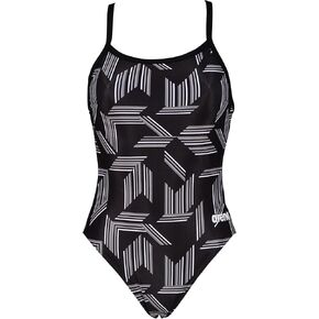ARENA Women's Puzzled Print Challenge Back One Piece Swimsuit for Competitive Or Casual Swim in Kuwait