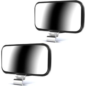 مرآة السيارة البقعة العمياء ، مرآة الظهر المكفوفين القابلة للتعديل محدب الزاوية الواسعة على الجانب الخلفي للسيارات الدفع الرباعي والشاحنات ، حزمة 2 in Kuwait