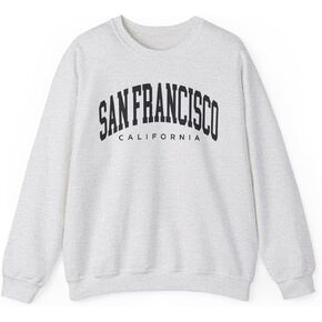 San Francisco California Adult Unisex Crewneck Sweatshirt in Kuwait
