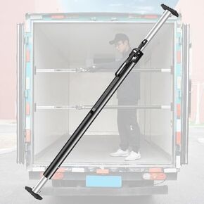 Ratcheting Cargo Bar,Ratcheting Cargo Bar, Easy Setup Cargo Control Load Bar, Aluminum Alloy Truck Bed Divider to Stop Sliding, Heavy-Duty Ratcheting Pole for Enclosed Van Trailers/Minivan( in Kuwait