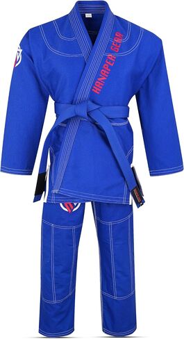 BJJ GI للرجال ، النساء ، IBJJF KIMONO JIUJITSU GIS ، النسيج المسبق للخفيف ، حزام موحد للفنون القتالية in Saudi Arabia