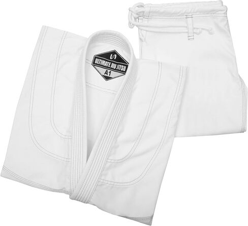 Ultimate-Summer Ultra-Lite BJJ Kimono GI موحدة 100 ٪ من القماش 10 أوقية (حزام أبيض)-الطبعة الصيفية in Kuwait