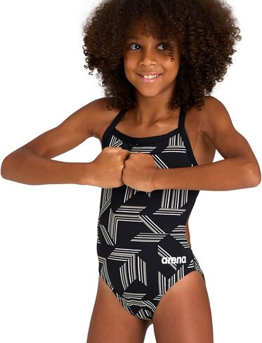 ARENA Women's Puzzled Print Challenge Back One Piece Swimsuit for Competitive Or Casual Swim in Kuwait
