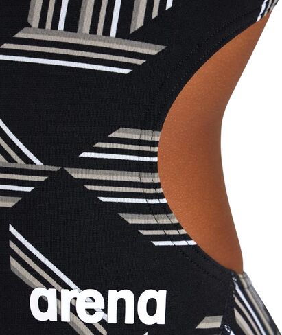 ARENA Women's Puzzled Print Challenge Back One Piece Swimsuit for Competitive Or Casual Swim in Kuwait