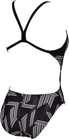 ARENA Women's Puzzled Print Challenge Back One Piece Swimsuit for Competitive Or Casual Swim in Kuwait