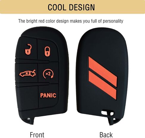 for Ford and for Lincoln Key Fob Cover with Keychain: Soft Silicone Key Case Fit for Ford Explorer Mustang Edge Fusion MKX MKZ MKC F150 5 Button Smart Key Protector in Saudi Arabia