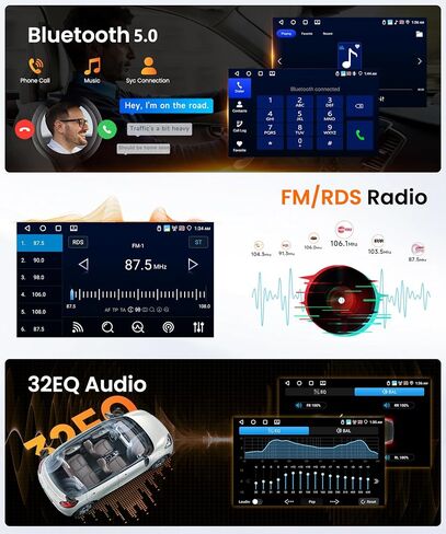 6G+128G 8 Core Android 13 Car Stereo Car Radio for Toyota Camry 2000-2006 Wireless Carplay DSP-36, Rimoody 9'' Touchscreen GPS WiFi Bluetooth FM/RDS Mirror Link 59-UI Themes Backup Camera in Saudi Arabia