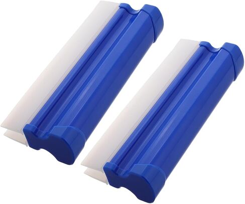2Pcs Car Window Squeegee Cleaner Portable Tool for Improved Visibility and Safety Household Automotive Use Compact Design for Easy Storage in Saudi Arabia