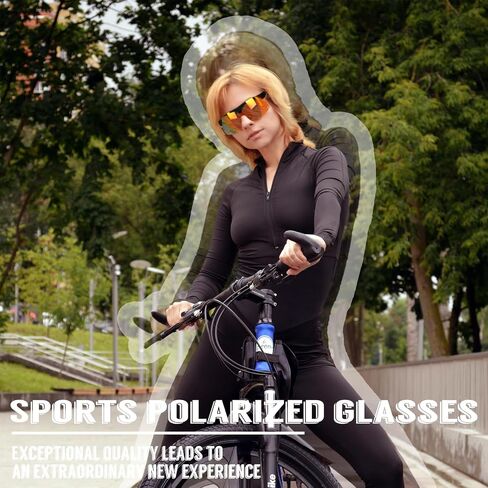 Cycling Sunglasses Polarized Sports Sunglasses With Magnetic Interchangeable Lens for Cycling, Running, Baseball, Fishing in Saudi Arabia