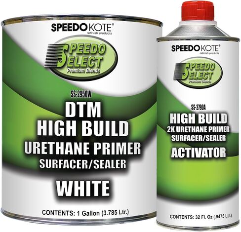 Speedokote Automotive High Build 2K Urethane Primer/Sealer WHITE Gallon Kit, SS-2950W/2790A in Saudi Arabia