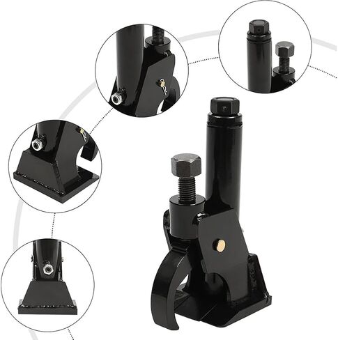 Manual Tire Bead Breaker, Fit for 10-21 Inches Tires, Adjustable Hammer Tire Changer Tire Repair Kit for ATV Golf Cart Bus, Tractors Black,1 in Saudi Arabia