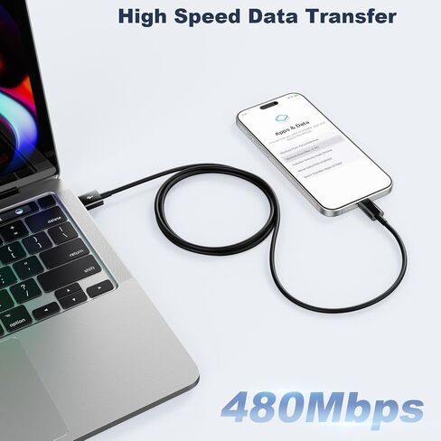 كابل Carplay للسيارة لهاتف iPhone 16 15 16 Pro Max 16 15 Plus، كابل USB A إلى USB C بطول 3 أقدام، سلك Carplay USB C لجهاز iPad 10th Gen iPad Pro iPad Air 5th 4th Mini 6th Gen كابل شحن السيارة in Saudi Arabia