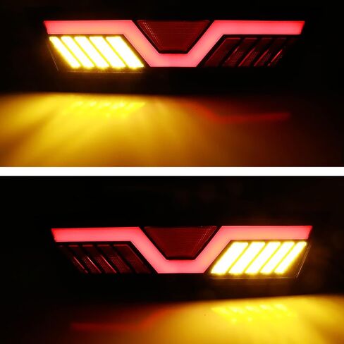 IJdmtoy Lens Smoked Dowing Dowing Cover Cover Fit 3-in-1 LED LED LED FOG LIGHT TILE متوافقة مع 2020-2024 TESLA MODEL Y (ضوء الضباب الخلفي/ضوء الذيل ، مكابح F1 Strobe/Flash ، إشارة دوران متسلسل) in Saudi Arabia