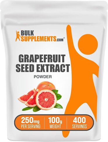 plksupplements.com مسحوق بذور الجريب فروت - مكملات بذور الجريب فروت ، مصدر مضادات الأكسدة - مكملات العشبية ، خالية من الغلوتين ، 250 ملغ لكل وجبة ، 250 جرام (8.8 أوقية) (حزمة 1) in Saudi Arabia