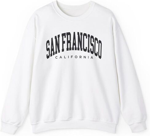 San Francisco California Adult Unisex Crewneck Sweatshirt in Saudi Arabia