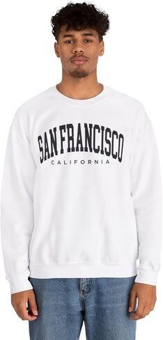 San Francisco California Adult Unisex Crewneck Sweatshirt in Saudi Arabia