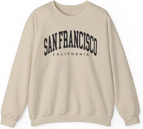 San Francisco California Adult Unisex Crewneck Sweatshirt in Saudi Arabia