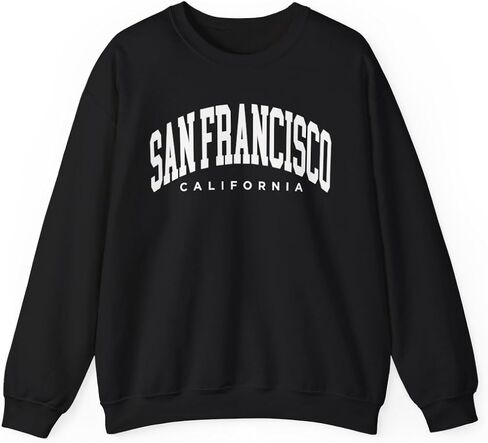 San Francisco California Adult Unisex Crewneck Sweatshirt in Saudi Arabia