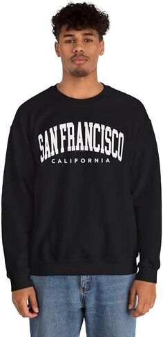 San Francisco California Adult Unisex Crewneck Sweatshirt in Saudi Arabia