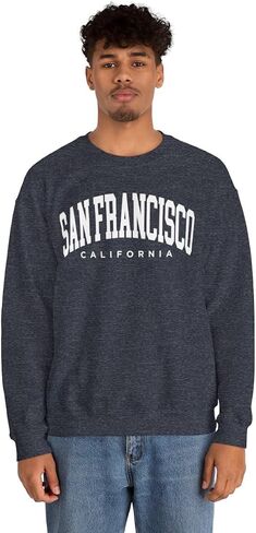 San Francisco California Adult Unisex Crewneck Sweatshirt in Saudi Arabia