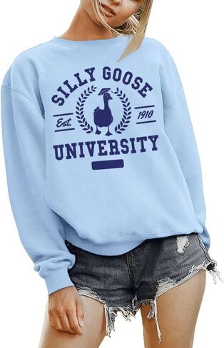 Silly Goose University Swefshirt للجنسين in Kuwait