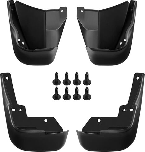 SPEEDWOW Mud Flaps,Fit for 2016-2019 Honda Civic(Not fit Side Skirts),Front and Rear 4Piece/Set（No Drilling Required） in Saudi Arabia