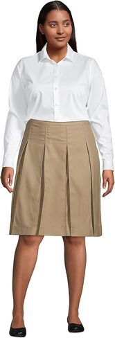 LANDS 'END SCHOOL ANDISH ROX Solid Box Slear Top of Knee in Saudi Arabia