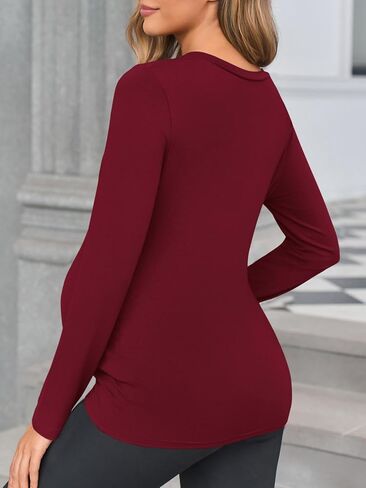 yousify قمم الأمومة النسائية الخامس الأكمام الطويلة ذات الأكمام الخفيفة in Kuwait