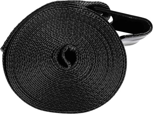 منتجات MyTee (10 حزمة Winch أحزمة 4 "× 30 'الأزرق ثقيلة التعادل مع السنانير المسطحة Wll# 5400 رطل | in Kuwait