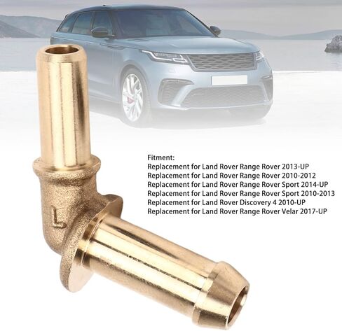 Aramox Car Thermostat Outlet Outlet Connector ، Outlet Outlet Outlet Connector Kit LR049990 استبدال النحاس in Kuwait