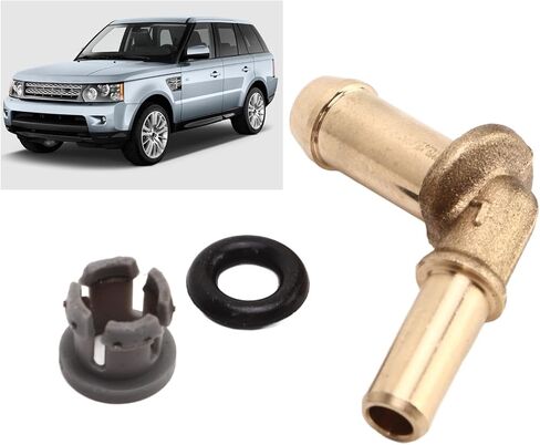 Aramox Car Thermostat Outlet Outlet Connector ، Outlet Outlet Outlet Connector Kit LR049990 استبدال النحاس in Kuwait