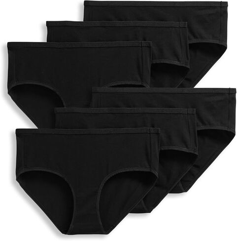 Jockey Women Women Intelder Cotton Stretch Logo Hipster - 6 Pack in Saudi Arabia