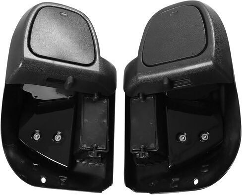 TCMT Black Glove Box Lower Vented Leg Fairings Fits For Harley Air-cooled Touring Electra Glide Road King Street Glide Road Glide 2014-2022 in Kuwait