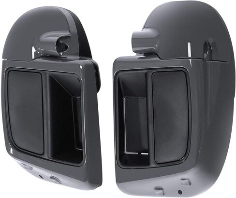 TCMT Black Glove Box Lower Vented Leg Fairings Fits For Harley Air-cooled Touring Electra Glide Road King Street Glide Road Glide 2014-2022 in Kuwait