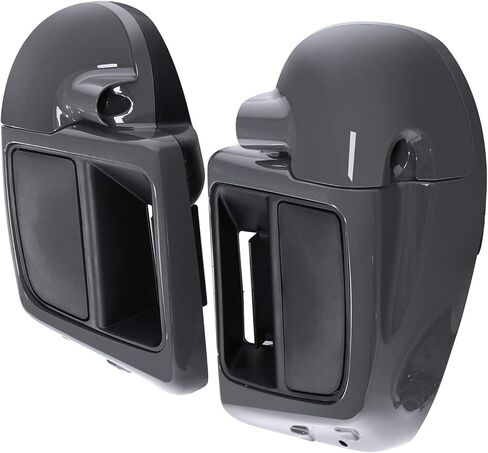 TCMT Black Glove Box Lower Vented Leg Fairings Fits For Harley Air-cooled Touring Electra Glide Road King Street Glide Road Glide 2014-2022 in Kuwait