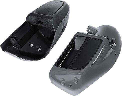 TCMT Black Glove Box Lower Vented Leg Fairings Fits For Harley Air-cooled Touring Electra Glide Road King Street Glide Road Glide 2014-2022 in Kuwait