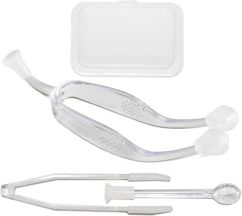 Soft Contact Lens Insertion and Removal Tool, Tweezer with Soft Tip, Portable Contact Lens Stick Tool Case Set for Girls with Long Nails, Gift for Contact Lens User in Saudi Arabia